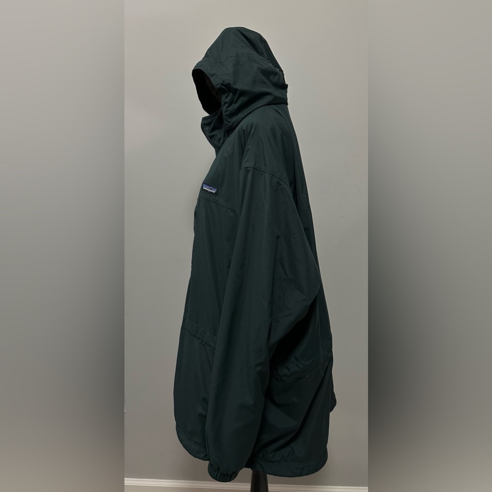 🧥 Vintage Patagonia Long Sleeve Hooded Rain Coat - Men's Size Large, Black 🌧️ - Picture 2 of 13